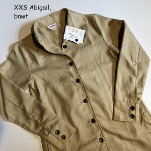 XXS Lularoe Abigail shacket, khaki